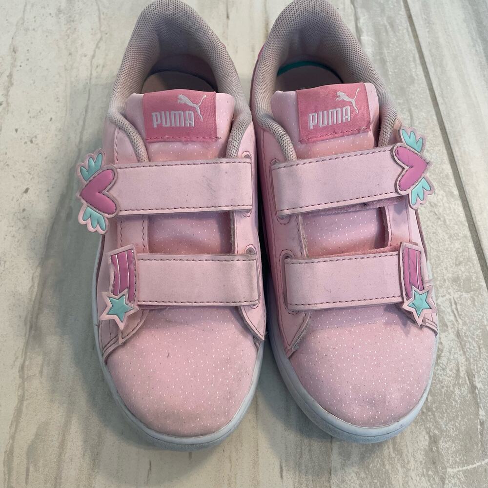 Puma pink athletic sneakers